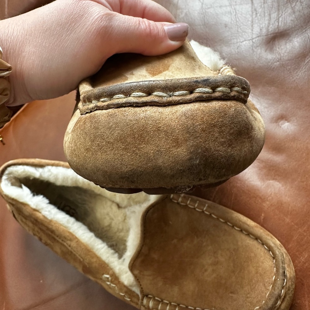UGG Tan Suede House Slippers - Picture 5 of 5